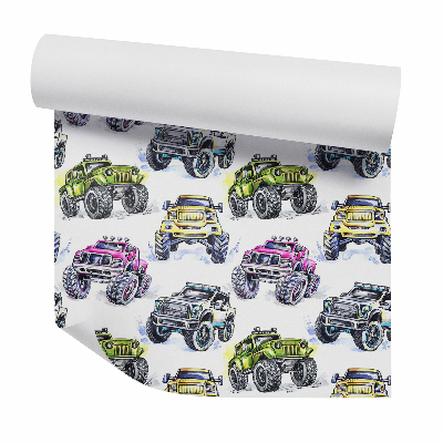 Modern tapéta Terepjáró szörny teherautók