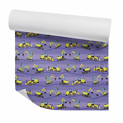 Fotótapéta falra Gépek: kotrógépek és buldózerek