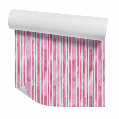Modern tapéta Függőleges rózsaszín csíkok