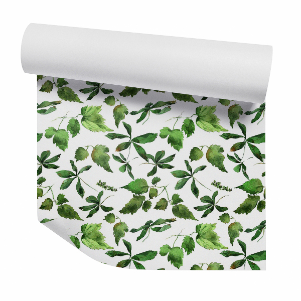 Fotótapéta falra Dekoratív zöld levelek