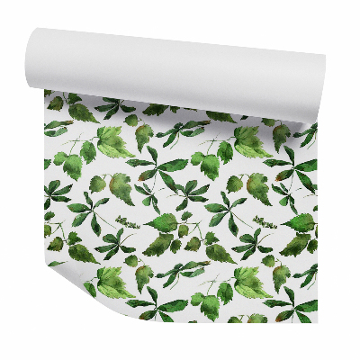 Fotótapéta falra Dekoratív zöld levelek