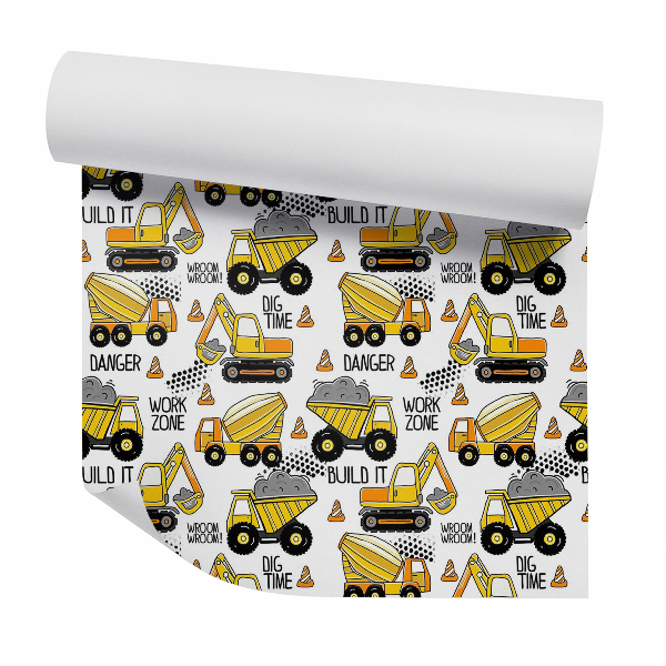 Fotótapéta falra Nehézgép építési munka