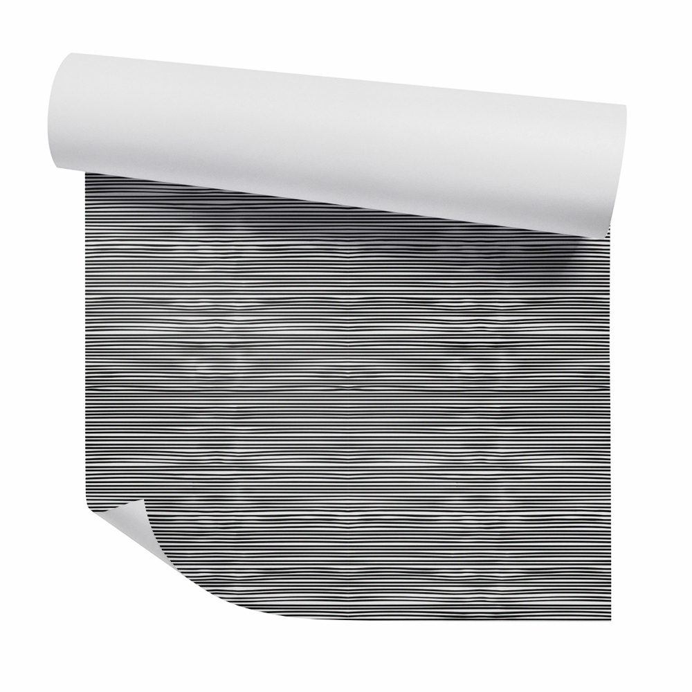 Foto tapeta Sűrű vízszintes fekete minta