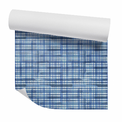 Fotótapéta falra Kék dekoratív rácsfoltok