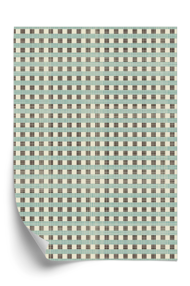 Tapéta Kockás szövet