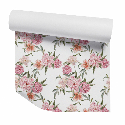 Öntapadós tapéta falra Virágok virágzó bazsarózsa