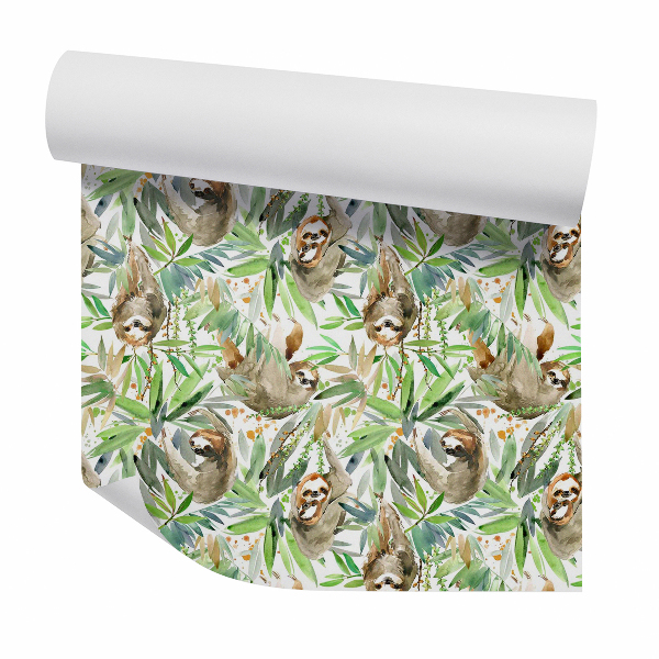 Zidna tapeta Lazaság a levelek között akvarell