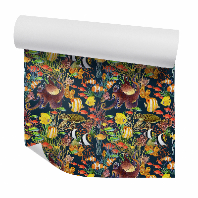 Zidna tapeta Színes halak absztrakciója