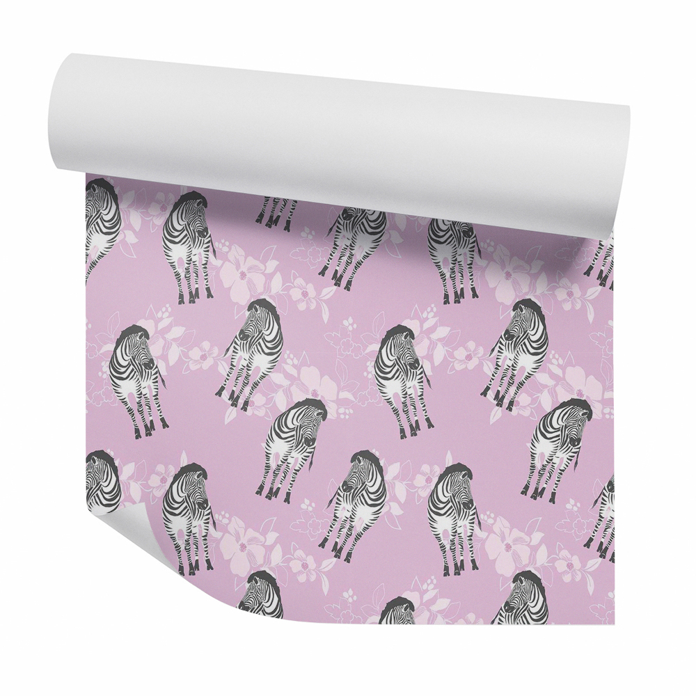 Foto tapeta Zebrák a virágokon