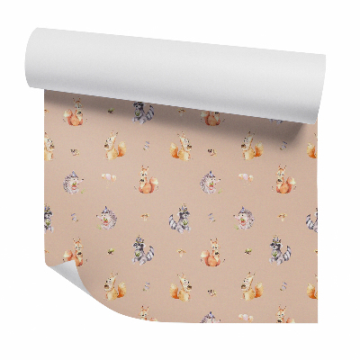 Foto tapeta Erdei fiatal állatok tollas