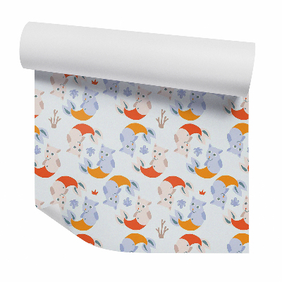 Dekor tapéta Mesés boldog sellő állatok