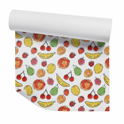 Foto tapeta Rajzfilm szezonális gyümölcsök