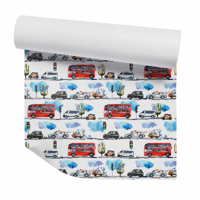 Dekor tapéta Autós forgalmi dugó lények