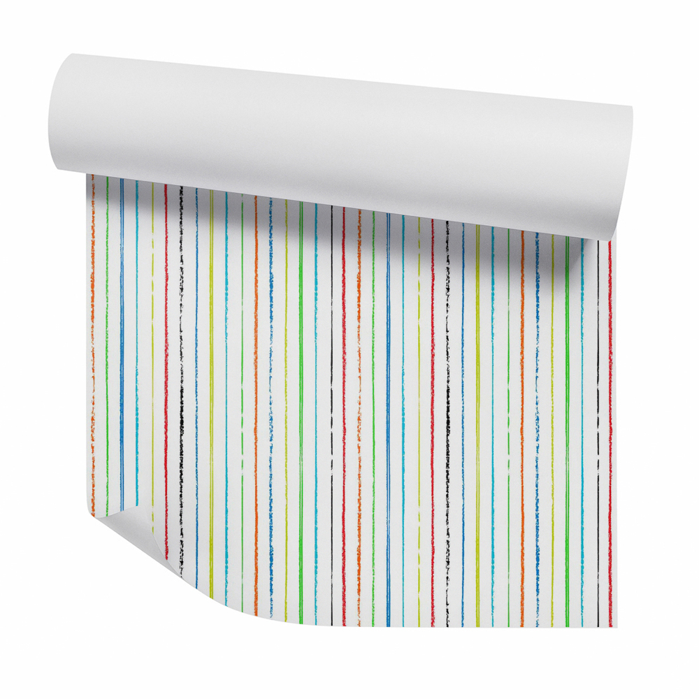 Modern tapéta Szivárvány színű függőleges csíkok