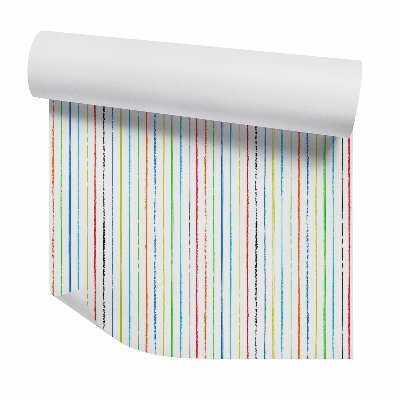 Modern tapéta Szivárvány színű függőleges csíkok