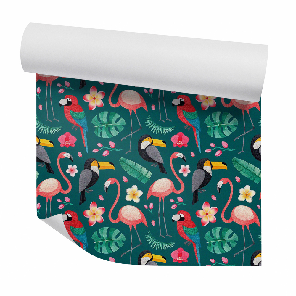 Foto tapeta Egzotikus dekoratív madarak