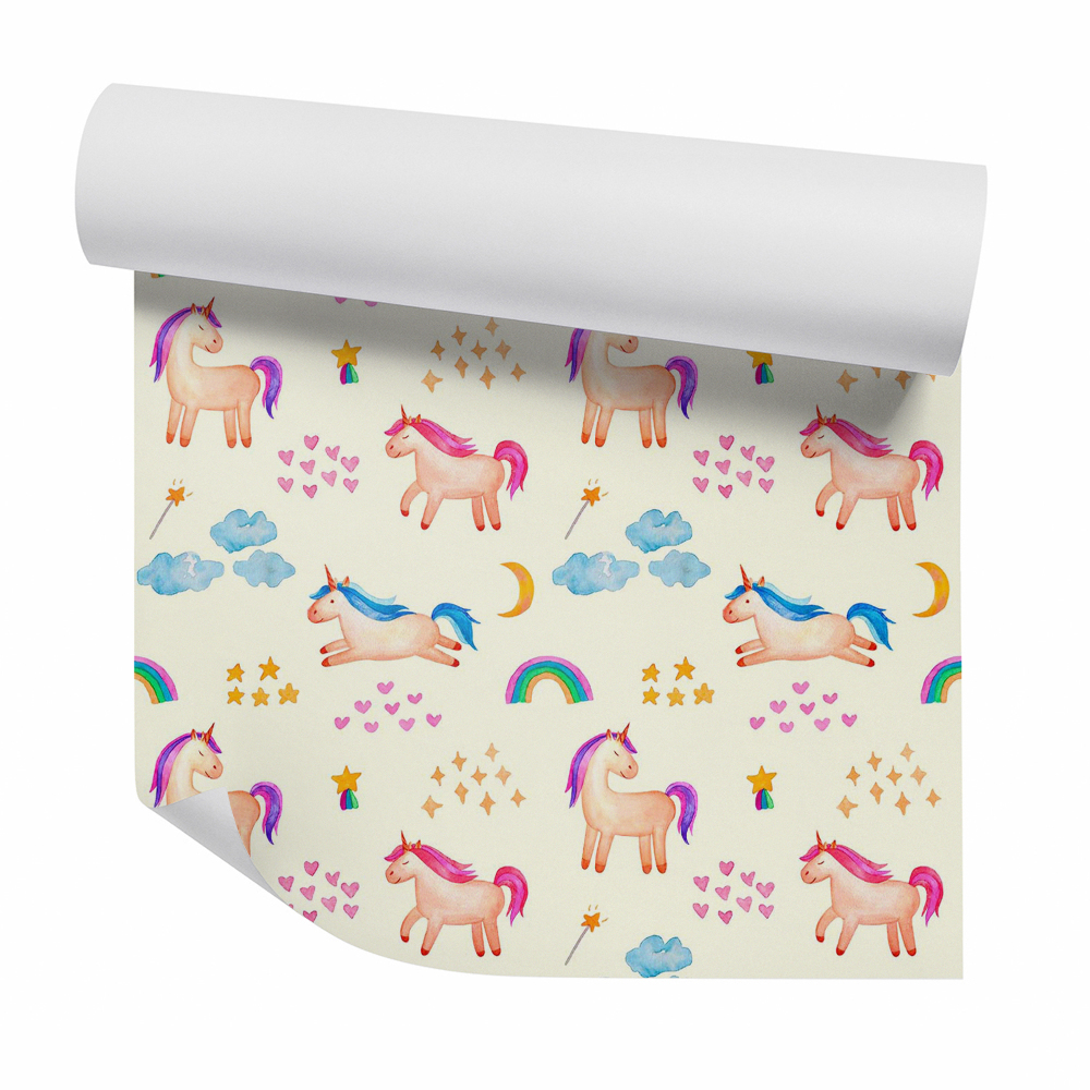 Zidna tapeta Varázslatos unikornisok szívvel