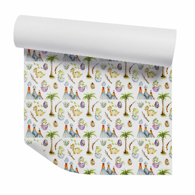 Fotótapéta falra Dinoszaurusz korszak baba minták