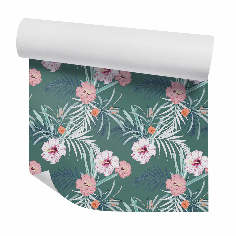 Modern tapéta Pasztell kerti növények