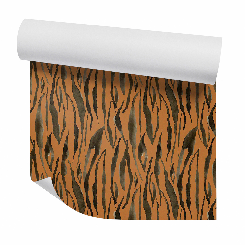 Öntapadós tapéta falra Nagyméretű dekoratív tigris minták