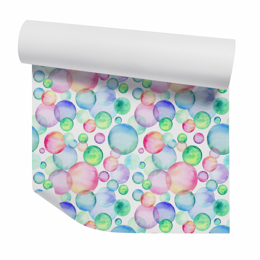 Foto tapeta Színes térbeli buborékok