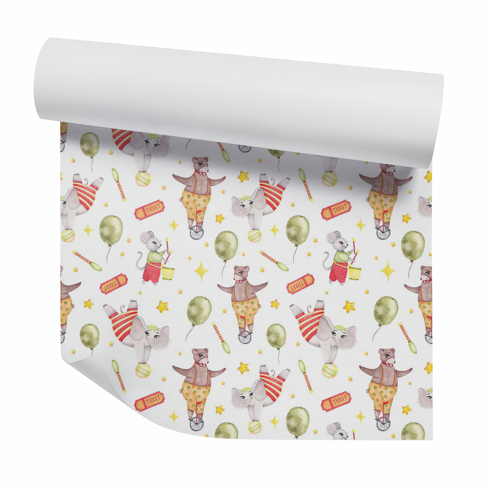 Modern tapéta Cirkuszi állatok előadás közben