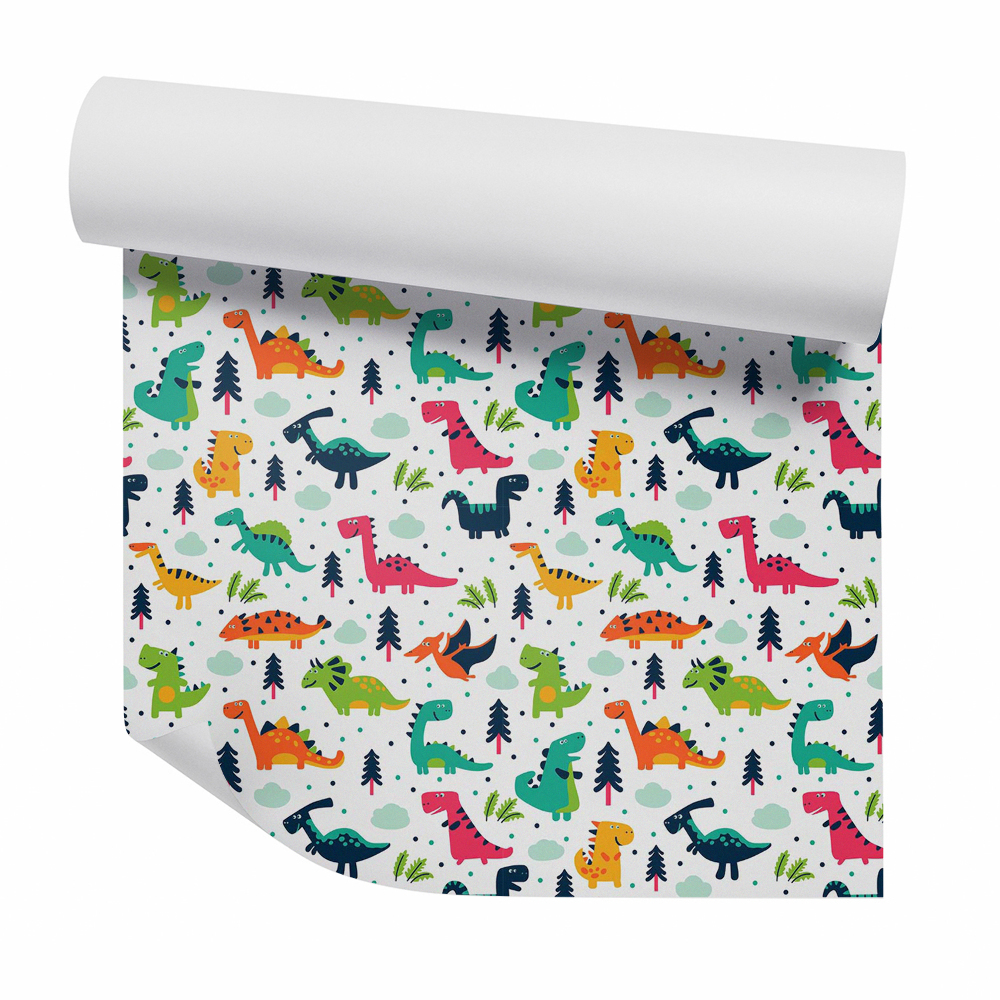 Dekor tapéta Színes dinoszauruszok természet