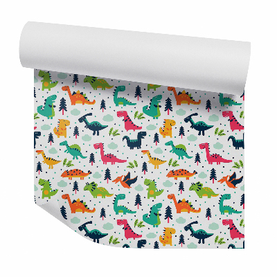 Dekor tapéta Színes dinoszauruszok természet