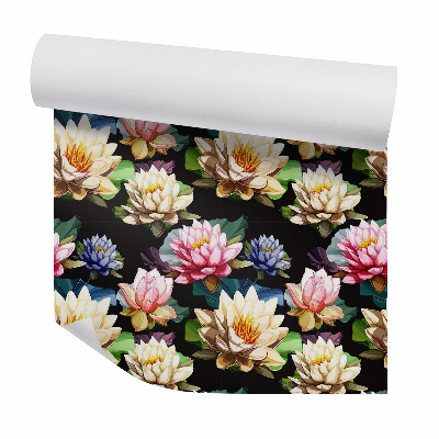 Öntapadós tapéta falra Lótuszvirág rajz valósághű