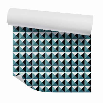 Öntapadós tapéta falra Absztrakt térbeli négyzetek