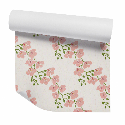 Dekor tapéta Lógó hússzínű orchideák