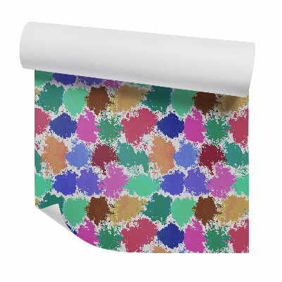 Zidna tapeta Színes festék mintavétel