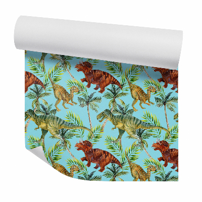 Zidna tapeta Őskori akvarell dinoszauruszok