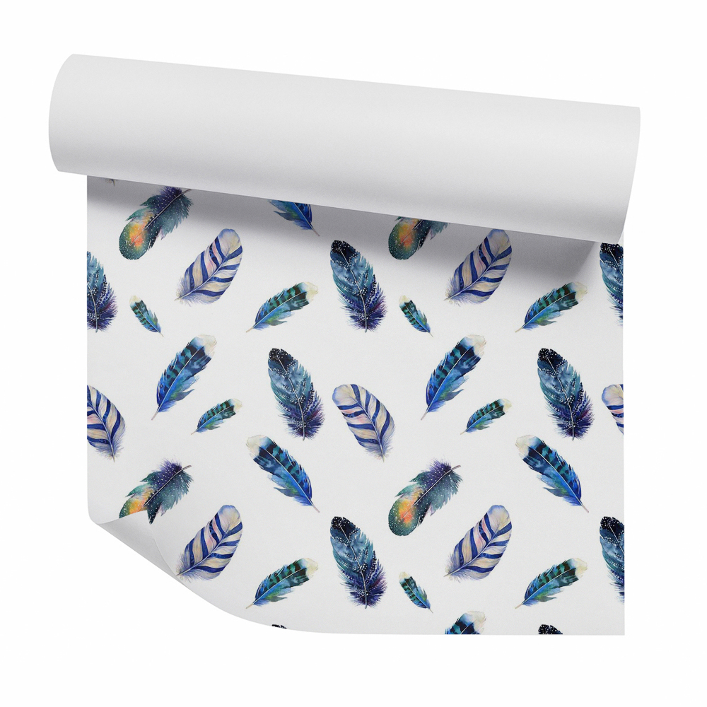 Fotótapéta falra Kék művészi papagáj toll