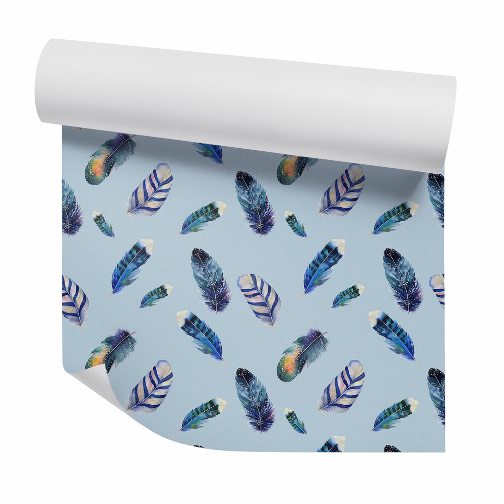 Zidna tapeta Színes papagáj toll