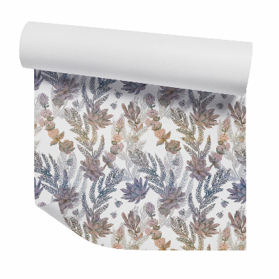 Öntapadós tapéta falra Dekoratív virágzó virágok