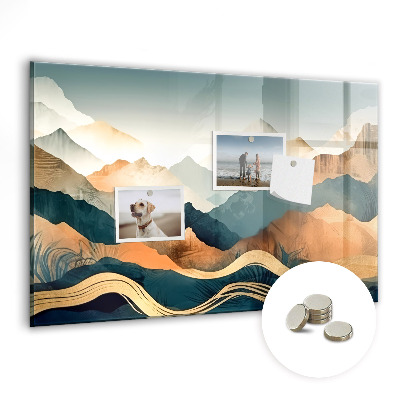 Mágneses fali tábla Elegáns táj