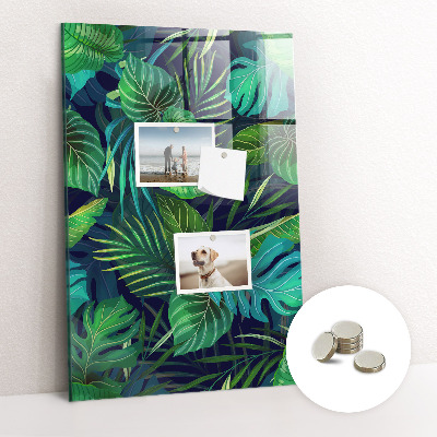 Mágnestábla Egzotikus levelek