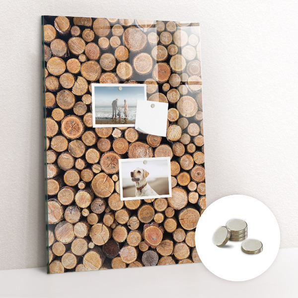 Mágnes tábla Fatuskók