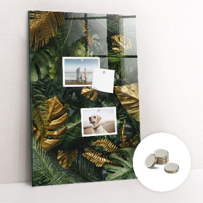 Mágnes tábla Trópusi levelek