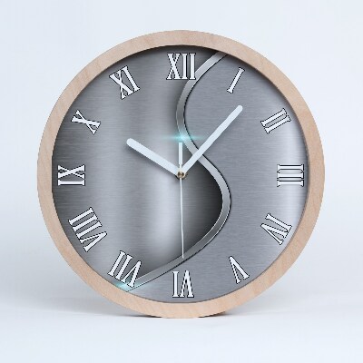 Fából készült óra Fém absztrakció