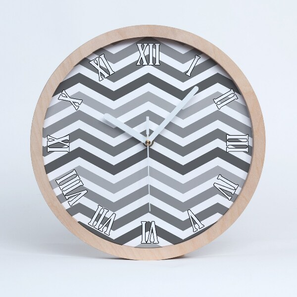 Fa fali órá Szürke cikkcakk