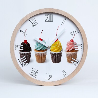 Kerek fa óra Muffin