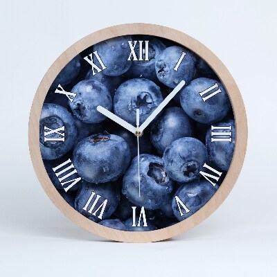 Fából készült óra Bogyók