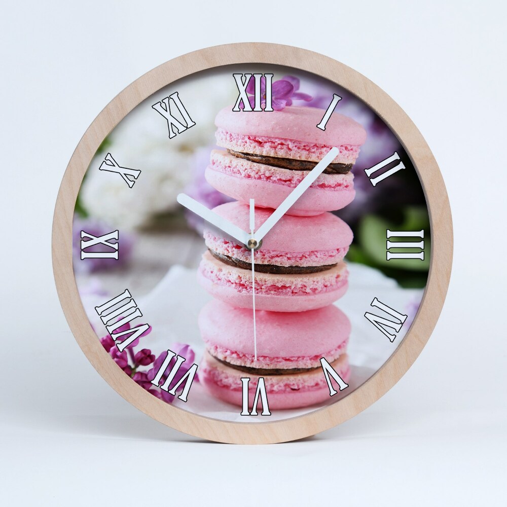 Kerek fa óra Cookie-k