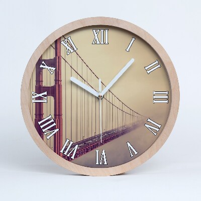 Kerek fa óra San Francisco híd