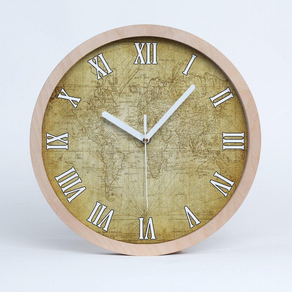 Fa óra Régi világtérkép