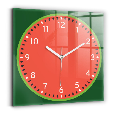 Négyzetes üvegóra 30x30 Édes görögdinnye