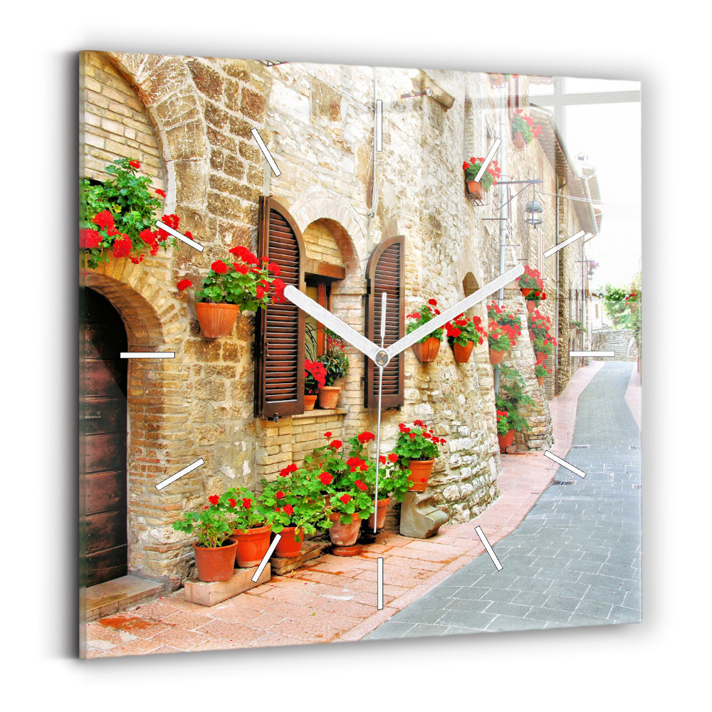 Négyzet alakú üvegóra 30x30 Festői utca