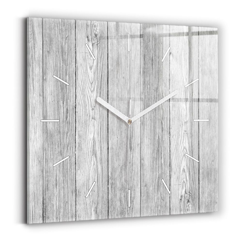 Szögletes üvegóra 30x30 Fa panelek